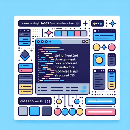 Pengembangan Frontend: Menggunakan SASS untuk Menyusun CSS yang Lebih Modular dan Terstruktur