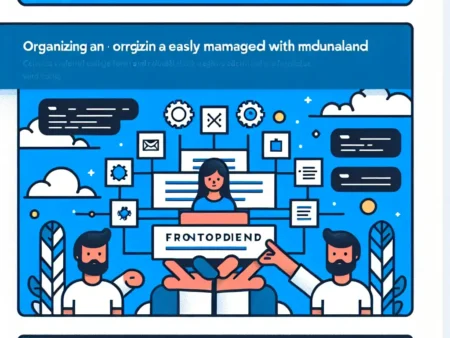 Pengembangan Frontend: Menyusun Struktur Frontend yang Mudah Dikelola dengan Modularization